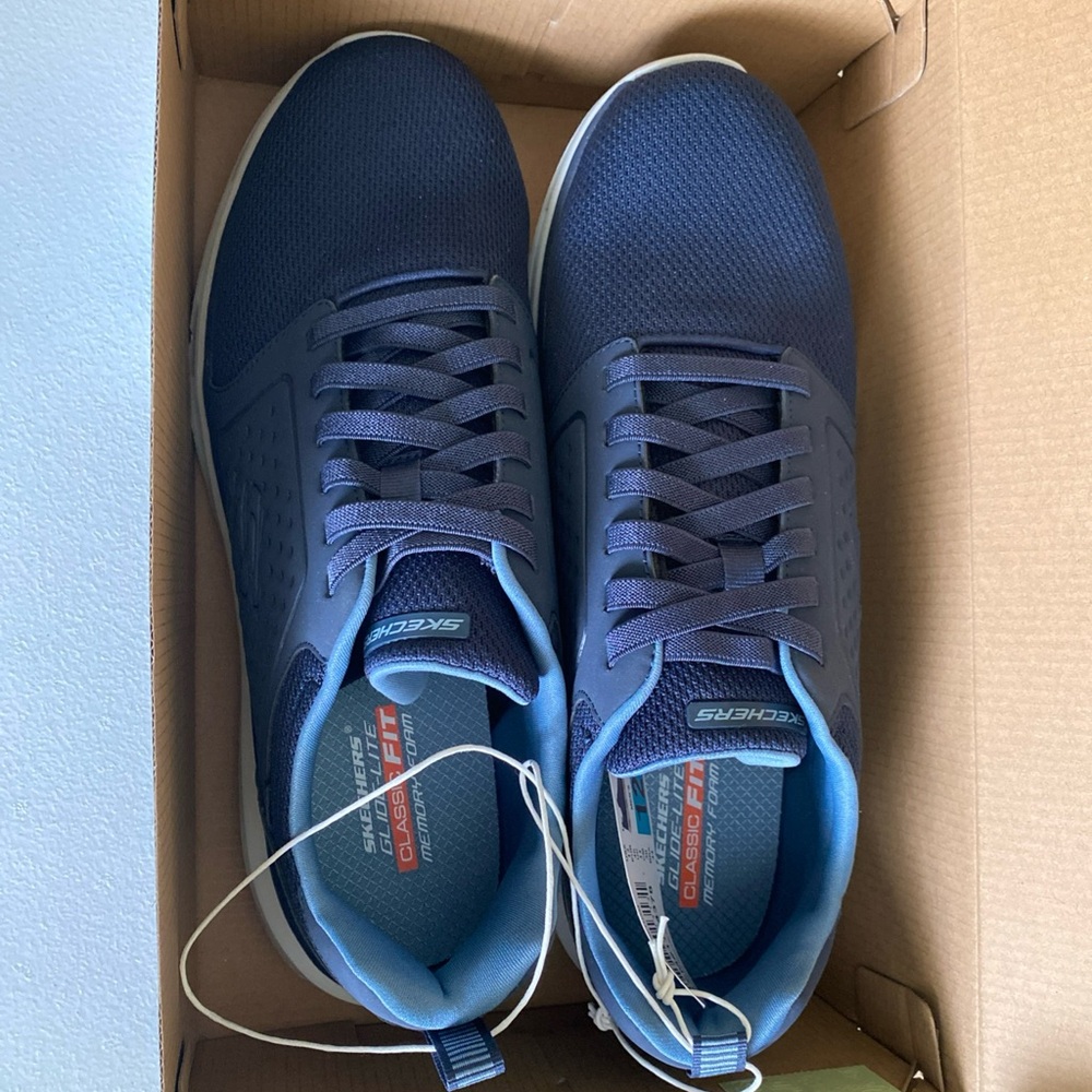Skechers Navy Blue Glide-Lite - Picture 2 of 6